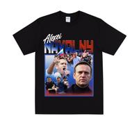 Alexei NAVALNY Homage T Shirt Mens Tshirt Womens T Shirt Russia Tshirt Tee Russian Politics Tshirt Top Vintage Shirt Black