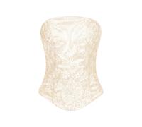 ALEXIA & ANTONIA embellished lace corset - Neutrals XS-S-M