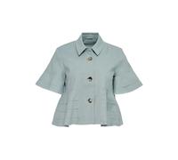 Alexia bell-sleeve ruffled shirt - Blue XS-S-M