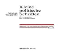 Alexis de Tocqueville Kleine Politische Schriften Hardcover Book Alexis de Tocqueville Multicolor