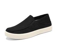 Alexis Leroy Breathable and Comfortable Men's Slip-On Shoes for Work, Sport and Driving, Basic Black, 9.5 UK