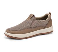 Alexis Leroy Breathable and Comfortable Men's Slip-On Shoes for Work, Sport and Driving, brown, 9.5 UK