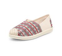 Alexis Leroy Origine Stripe Women's Espadrilles, Red Bohemian Pattern, 6 UK