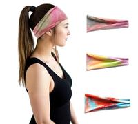 Alexis Leroy Women's 3 Piece Elastic Turban Headband Fashion Casual Set Nebula Style