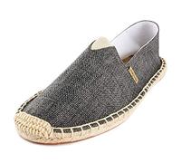 Alexis Leroy Women's Summer Classic Slip on Casual Styling Flat Espadrilles Black 6 UK