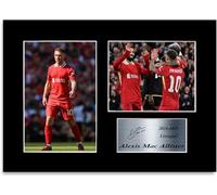 Alexis Mac Allister Football Player 2024-2025 A4 Printed Signed Poster Photo Display Mount Gift For Liverpool Fans and Supporters