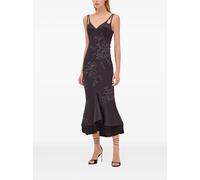 Alexis Raquel embroidered mermaid dress - Black M-L