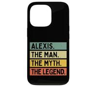 Alexis The Man The Myth The Legend Funny Personalized Quote Case for iPhone 13 Pro