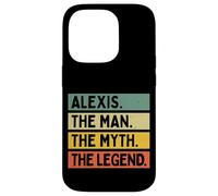 Alexis The Man The Myth The Legend Funny Personalized Quote Case for iPhone 14 Pro