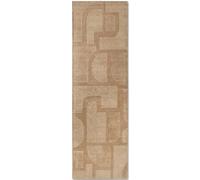 THE RUGS Villeroy & Boch 1906 Wool Rug Alexis - Soft Handwoven Geometric Design in Beige | Size: 80 cm x 250 cm THE RUGS Beige 80 cm x 250 cm