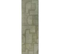 THE RUGS Villeroy & Boch 1906 Wool Rug Alexis - Soft Handwoven Geometric Design in Green | Size: 80 cm x 250 cm THE RUGS Green 80 cm x 250 cm