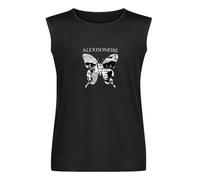 Alexisonfire Butterfly Logo Rock Band Men's Vests Tank Tops O-Neck 100% Cotton Undershirts Unisex Sleeveless T-Shirt XL Black