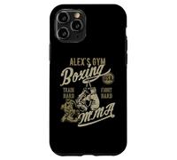 Alex's Gym Boxing MMA Retro Design for the Name Alex Case for iPhone 11 Pro