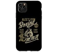 Alex's Gym Boxing MMA Retro Design for the Name Alex Case for iPhone 11 Pro Max