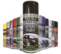 AlezyB - 1 x Auto Extreme Black Matt Spray Paint 400ml Professional Quality, Perfect Finish Multipurpose Aerosol for Cars, Bikes,Vans, Metal, Wood - AX-3