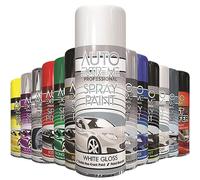 AlezyB 1 x Auto Extreme White Gloss Spray Paint 400ml Professional Quality, Perfect Finish Multipurpose Aerosol for Cars, Bikes,Vans, Metal, Wood
