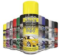 AlezyB 1 x Auto Extreme Yellow Gloss Spray Paint 400ml Professional Quality, Perfect Finish Multipurpose Aerosol for Cars, Bikes,Vans, Metal, Wood