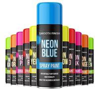 AlezyB - 1 x Blue Neon Spray Paint 400ml 151 Fluorescent Bright Aerosol Extra Bright Graffiti (Banksey) Paint Assorted Colour- NV2