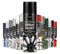 AlezyB - 1 x Multipurpose Black Matt Spray Paint 400ml Excellent Coverage, Quick & Fast Drying for interior & exterior Multipurpose Spray for Metal | Plastic | Wood | Glass.