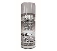 AlezyB - 12 x Auto Extreme Silver Body Spray Paint 400ml Professional Quality, Perfect Finish Multipurpose Aerosol for Cars, Bikes,Vans, Metal, Wood