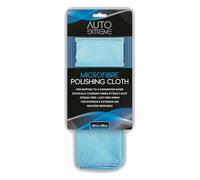 AlezyB - 1x Blue Microfibre Polishing Cloth for buffing to Showroom Shine, Streak Free & Lint Free Finish