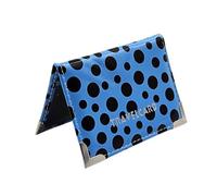 AlezyB - 1x Bus Pass Holder Dotted Light Blue Travel Card, Credit Card and ID Card Holder for Men and Women Soft Leather, Card Cases & Money Organisers