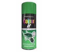AlezyB 1x Grass Green All Purpose Spray Paint 400ml - Acrylic Car Spray Paint for Metal, Wood & Plastic, Heat Resistant Radiator Paint, Furniture & Household Spray Paint for Touch Up & Restoration