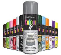 AlezyB 1x Light Grey All Purpose Spray Paint 400ml Professional Quality and Fantastic Finish, Interior, Exterior, Household Multipurpose Spray for Metal | Plastic | Wood | Glass