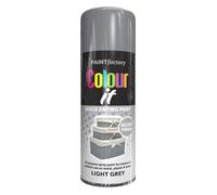 AlezyB 1x Light grey Spray Paint 400ml - All Purpose Primer Paint for Metal, Wood & Plastic | Acrylic Primer, Anti Mould Paint, Furniture & Radiator Spray Paint, Interior & Exterior Grey