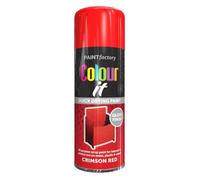AlezyB - 2 x Crimson Red 400ml All Purpose Spray Paint | Use on Metal, Wood, Plastic and Multipurpose Aerosol Professional Quality Perfect Finish, for Interior Exterior and Excellent Coverage