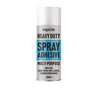 AlezyB - 2 x Heavy Duty Adhesive Spray 300ml Multi Purpose Aerosola and Easy Use for Card Paper Carpet Leather Vinyl Fabric and Flooring