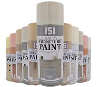 AlezyB - 3 x Winter Grey Chalk Finish Spray Paint 400ml - Furniture Spray Paint Aerosol for Smooth Touch Matt Finish Office and Home