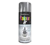 AlezyB - 4 x Chrome Effect 400ml All Purpose Spray Paint | Use on Metal, Wood, Plastic and Multipurpose Aerosol Professional Quality Perfect Finish, for Interior Exterior and Excellent Coverage