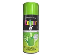 AlezyB - 4 x Lime Green 400ml All Purpose Spray Paint | Use on Metal, Wood, Plastic and Multipurpose Aerosol Professional Quality Perfect Finish, for Interior Exterior and Excellent Coverage