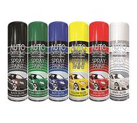 AlezyB - 6 Mix Cans Gloss Finish Auto Extreme spray paint 400ml Multipurpose AerosoL, Quick and Fast Drying and Excellent Coverage for Metal, Wood, Plastic and More - A14