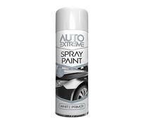 AlezyB - 6 x Auto Extreme White Primer Spray Paint 250ml Professional Quality, Perfect Finish Multipurpose Aerosol for Cars, Bikes,Vans, Metal, Wood