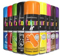 AlezyB - 9 Mix Cans Gloss Finish All Purpose spray paint 400ml Multipurpose AerosoL, Quick and Fast Drying and Excellent Coverage for Metal, Wood, Plastic - A10
