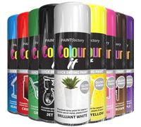 AlezyB - 9 Mix Cans Gloss Finish All Purpose spray paint 400ml Multipurpose AerosoL, Quick and Fast Drying and Excellent Coverage for Metal, Wood, Plastic and More - A13