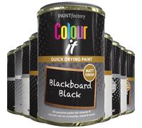 AlezyB All Purpose Black Board Tin Paint 300ml Quick and Fast Drying Multipurpose for for Metal, Wood, Plastic and More for Interiro and Exterior