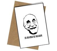 Alf Garnet - It Stands To Reason A5 Birthday Card | Envelope Included | Blank Inside | Unique Design | Personalised Free of Charge