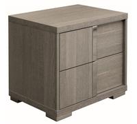 Alf Italia Tivoli Grey Wood Bedside Cabinet - LHF