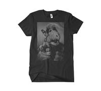 Alf T-Shirt Fun Cult Melmac Lucky Alien Delicious Cat Retro Funny 80s Black XXL