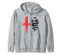 Alfa Car Drivers Stylish Grunge Light Color Logo T-shirt Zip Hoodie