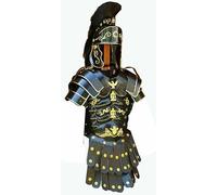 ALFA NAUTICAL Roman Armor Muscle Jacket Breasplate with Roman Helmet & Shoulder costume