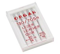 Alfa-organ Sewing Machine Needles, Leather nº90 Nº100, Stainless Steel