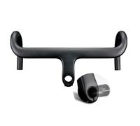 Alfa Pasca Carbon Road Bike Handlebar 400mm x 100mm Black UD Matt 31.8mm Internal Routing