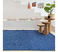 Alfa Rich 77x150 Cm Navy Blue Area Rugs for Living Room Bedroom Cotton Washable Runner