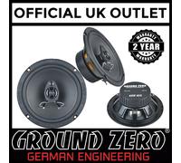 Alfa Romeo 147 00-10 Ground Zero 240W 16.5cm 2way Coaxial Rear Door Car Speaker
