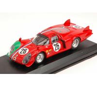 Alfa Romeo 33.2 Lm #26 Dnf 1000 Km Monza 1968 G. Gosselin / S. Trosch 1:43 Model
