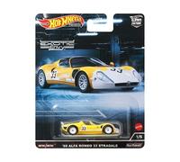 ALFA ROMEO 33 Stradale - 1969 - yellow / white - HOT WHEELS 1:64